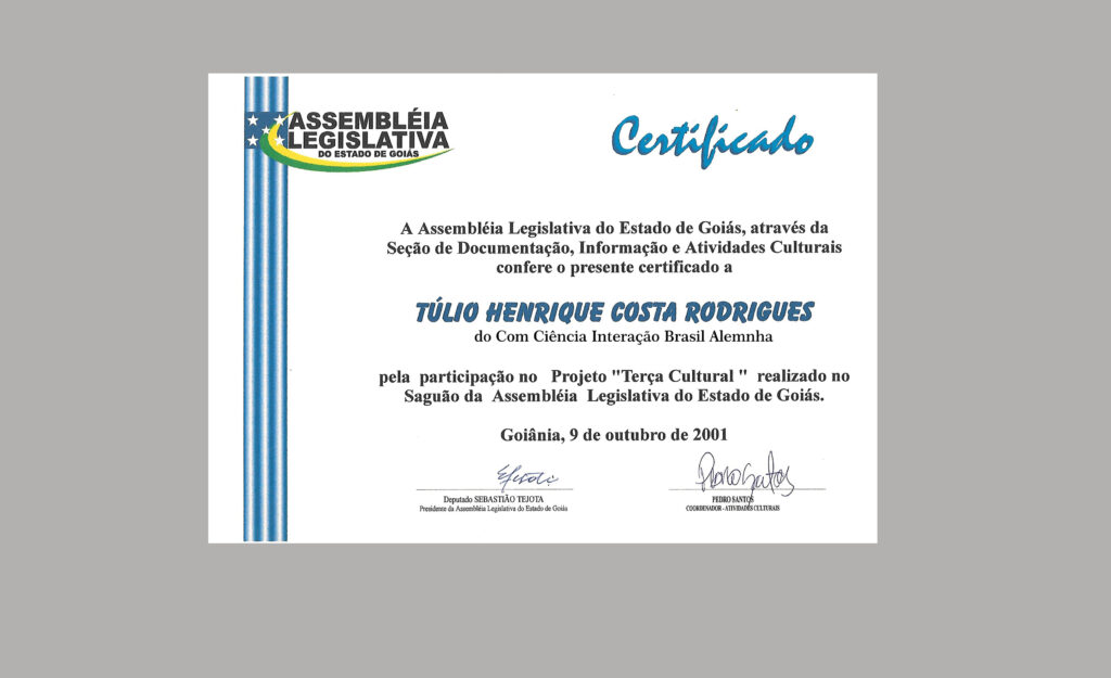 Assembleia Legislativa Goiás- Criador e Curador de Exposição 2a