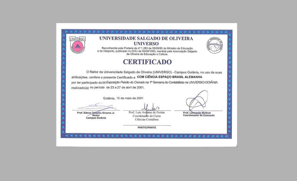 Universo- Criador e Curador da Exposição Paixão do Cerrado a